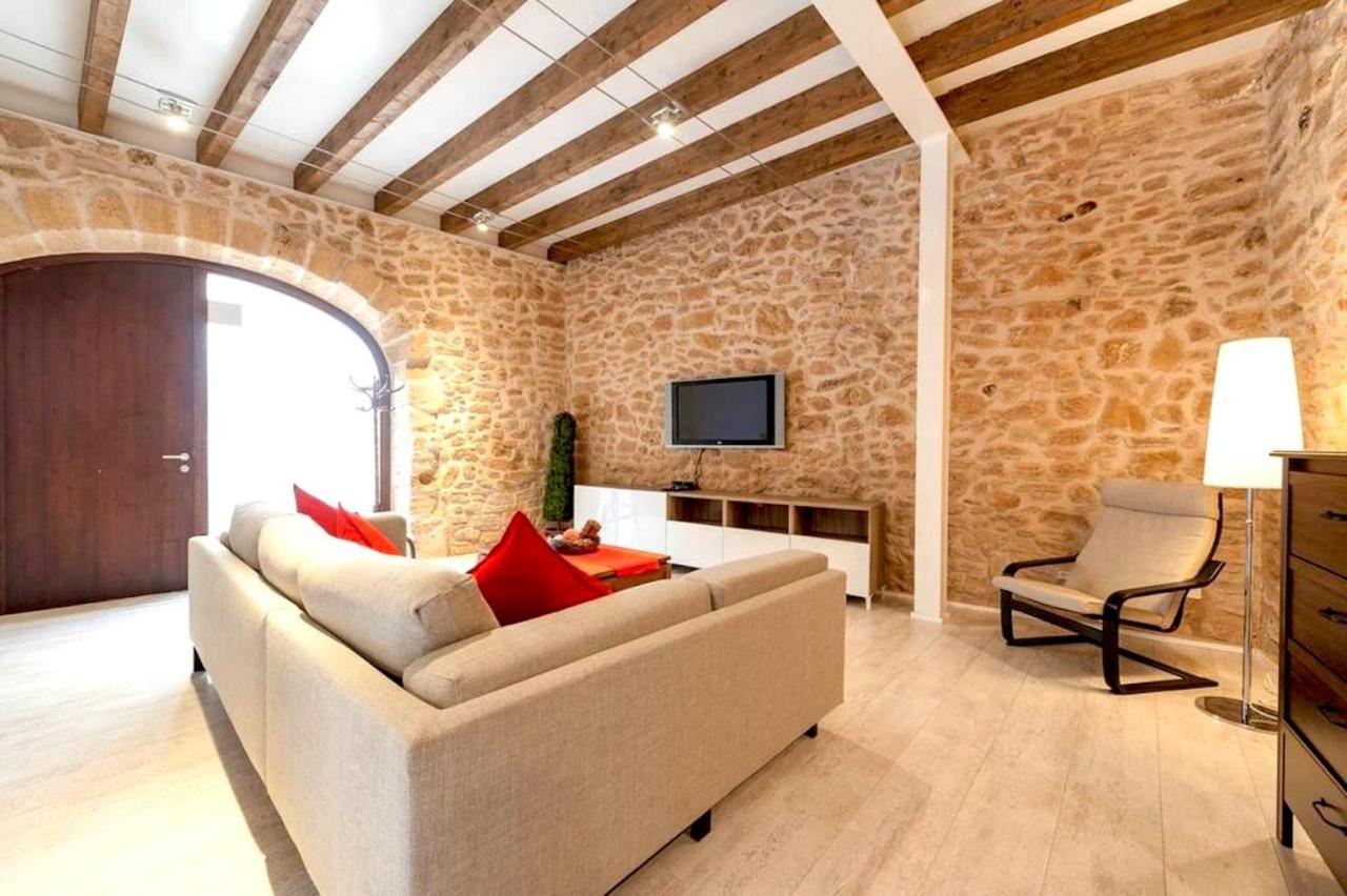 Vila Casa Sa Pedra, En El Centro Historico De Alcudia Exteriér fotografie
